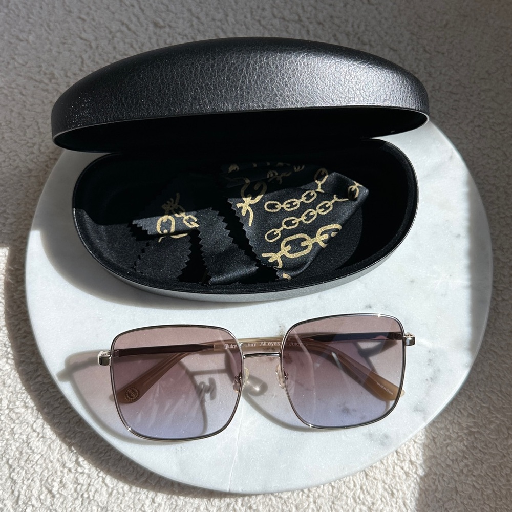 Juicy Couture Black Label Rectangular Oversized S… - image 5